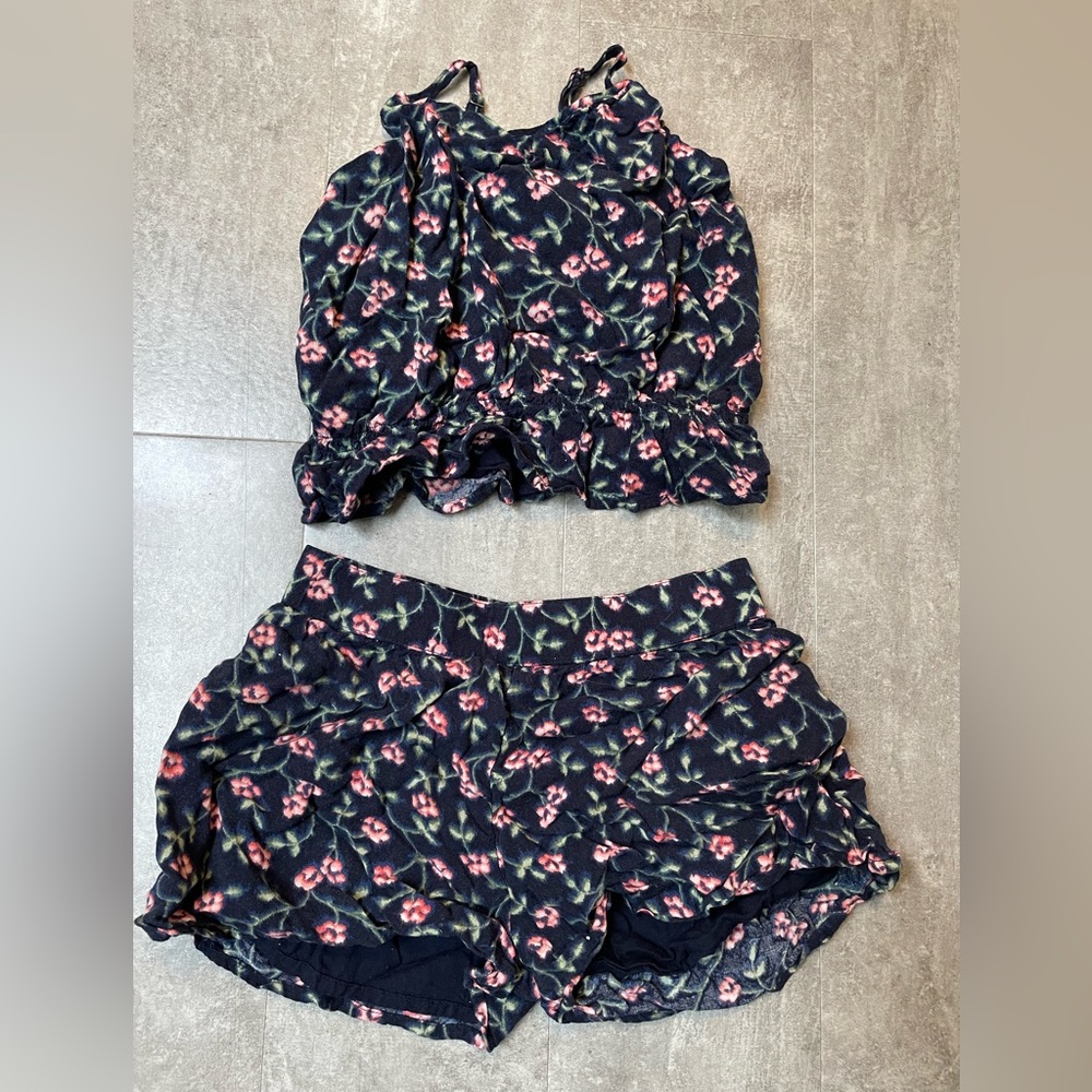 abercrombie kids floral set